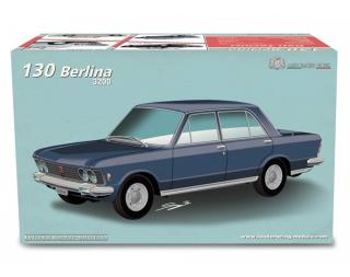 Fiat 130 Berlina 3200 1971 Blu scuro Laudoracing 1:18 Resinemodell (Türen, Motorhaube... nicht zu öffnen!)